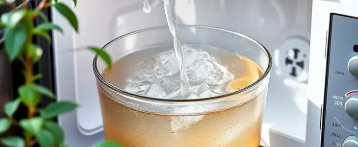 Viraler Beitrag zu Wasser destillieren in der Mikrowelle